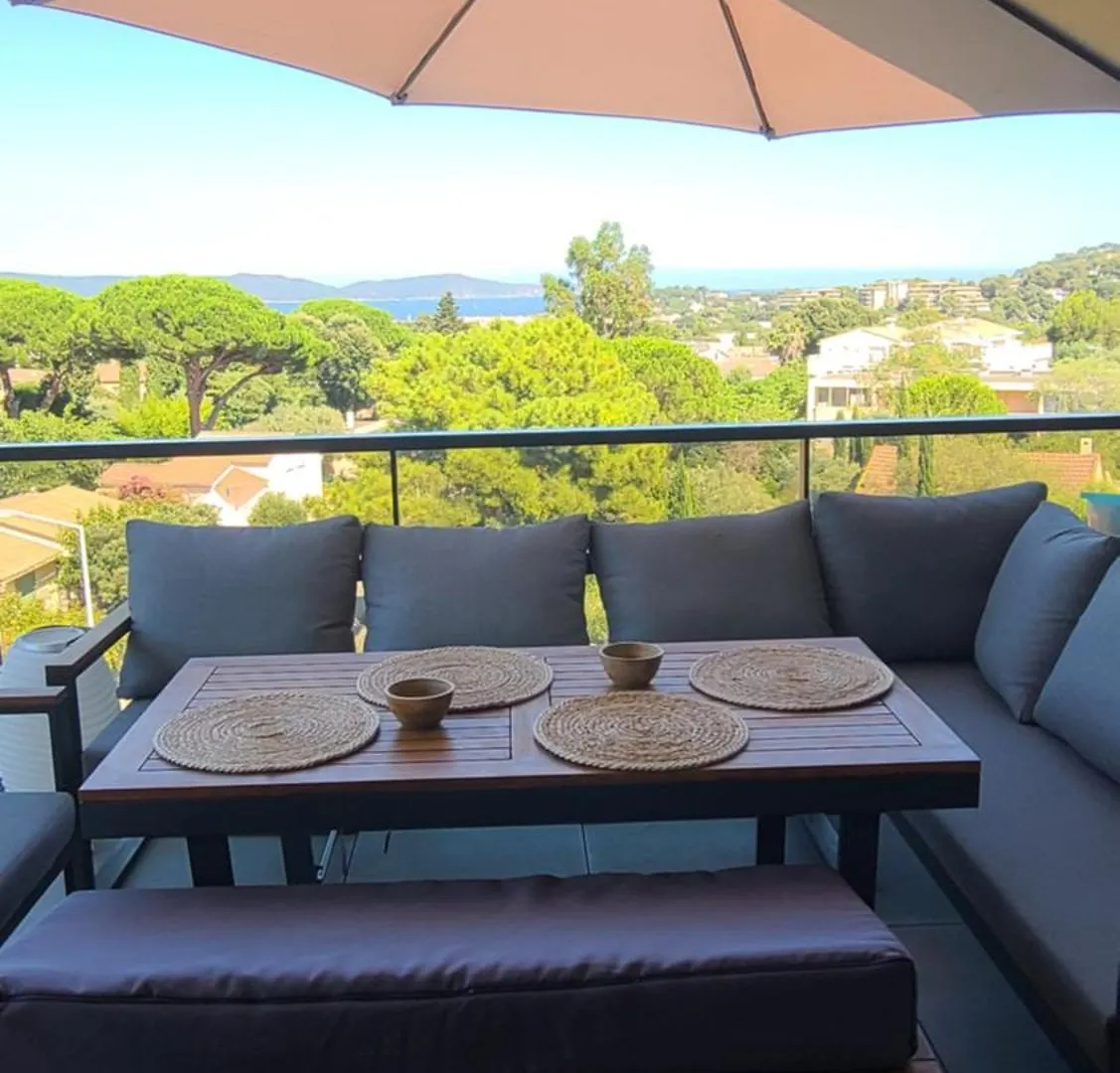 Appartement Climatise T3 Vue Mer De 63 M2 - 2 Chambres Et Belle Terrasse De 23 M2 Cavalaire-sur-Mer Διαμέρισμα